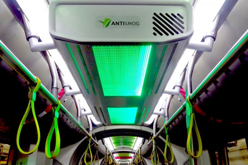 MPK Poznań testuje urządzenia do bieżącego oczyszczania powietrza w autobusach i tramwajach