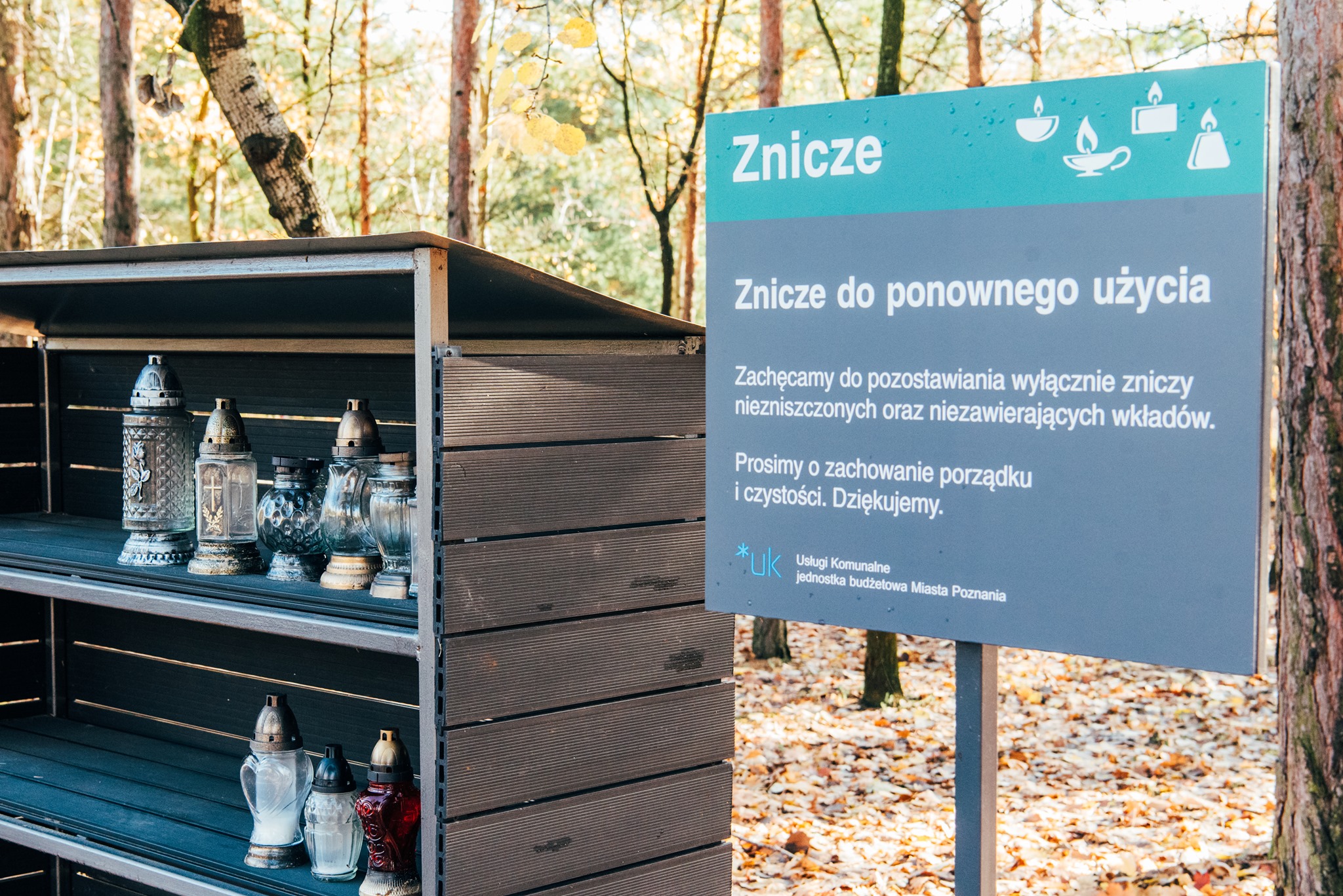 Miasto Poznań przypomina o byciu eko podczas odwiedzin na poznańskich cmentarzach